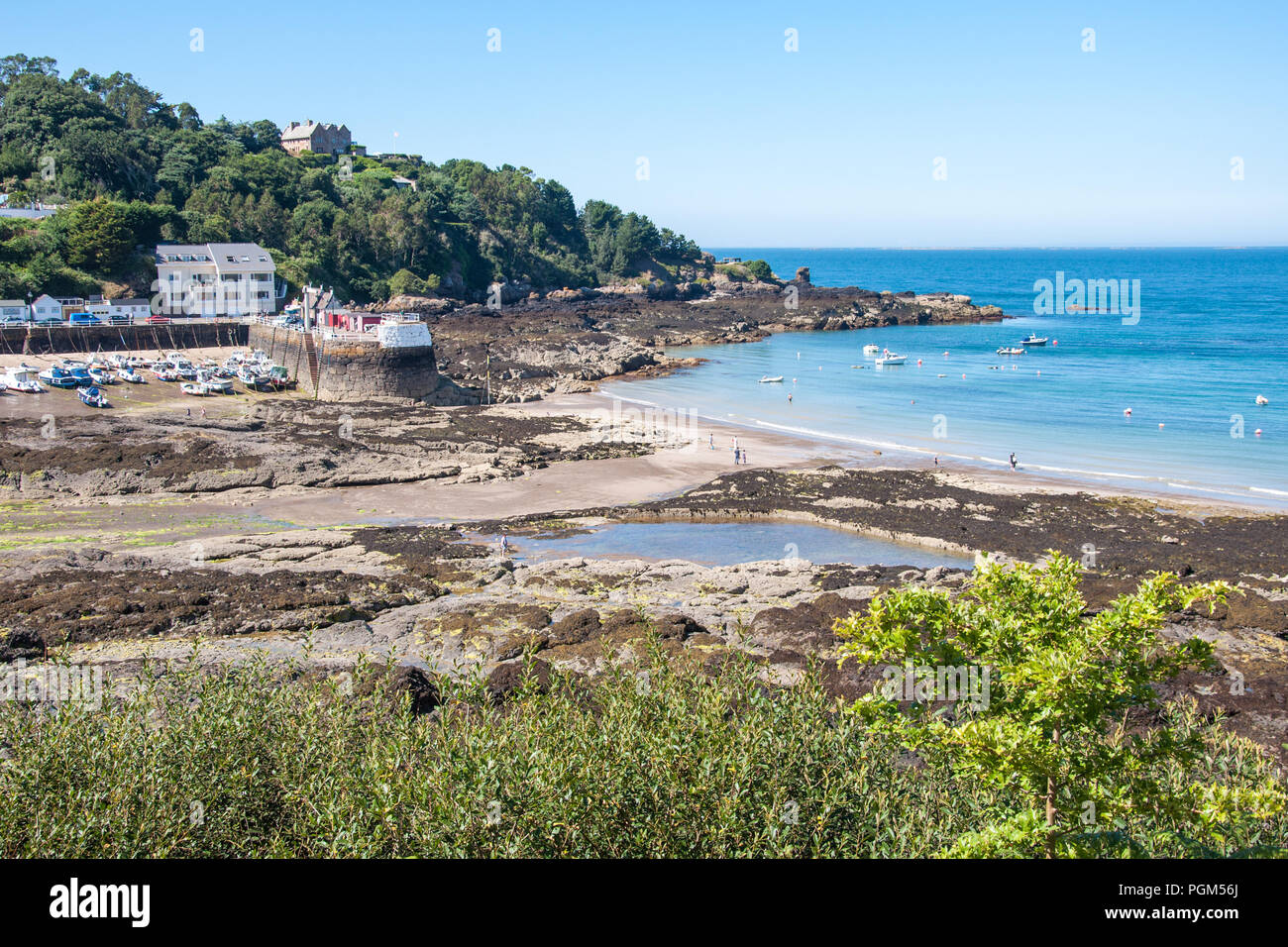 St Rozels Bay The small town of Rozel Bay on the north east corner of the island of ...