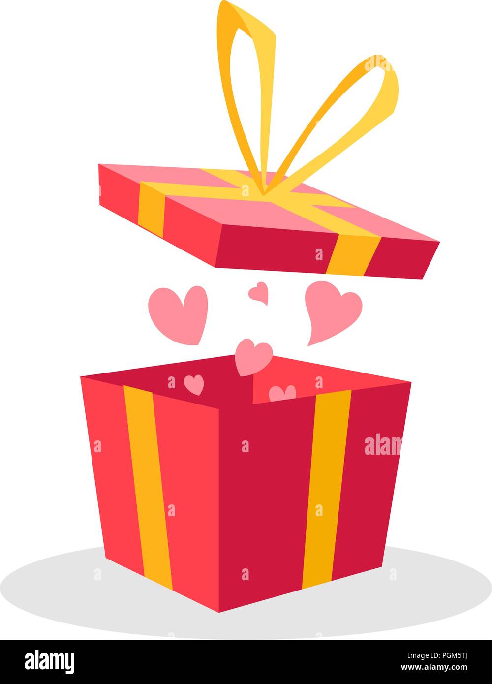 Love is in the air. Vector love box. Surprise box. Isometric box Stock  Vector Image & Art - Alamy