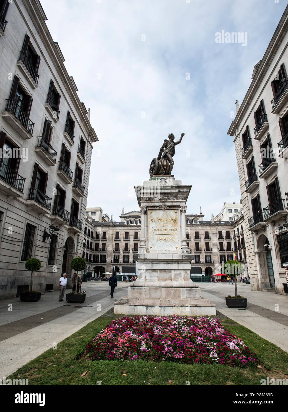 Monument to Pedro Velarde, 1880 Stock Photo Alamy