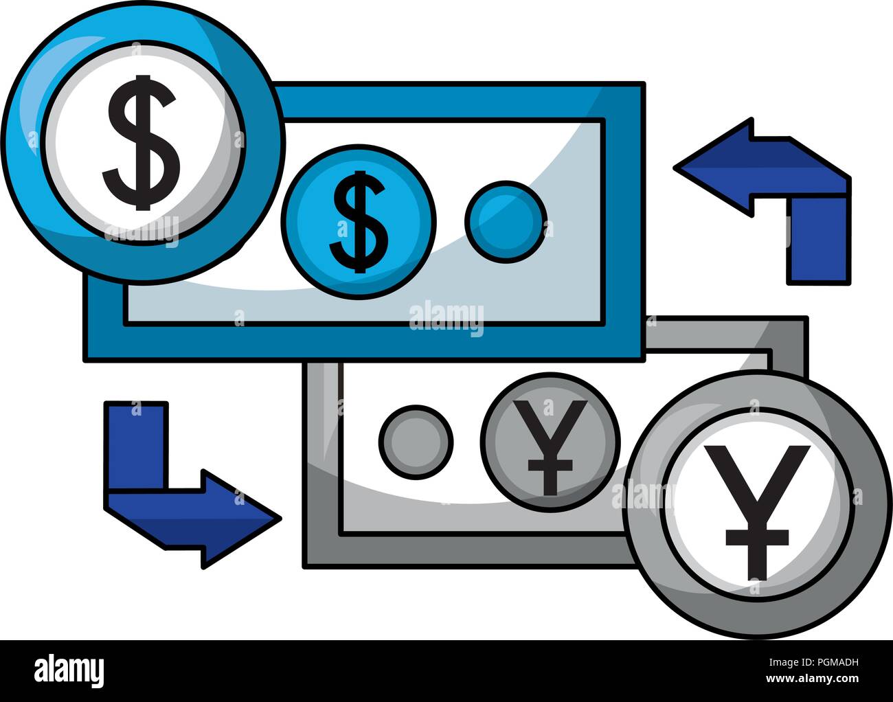 Japanese banknotes Stock Vector Images Alamy