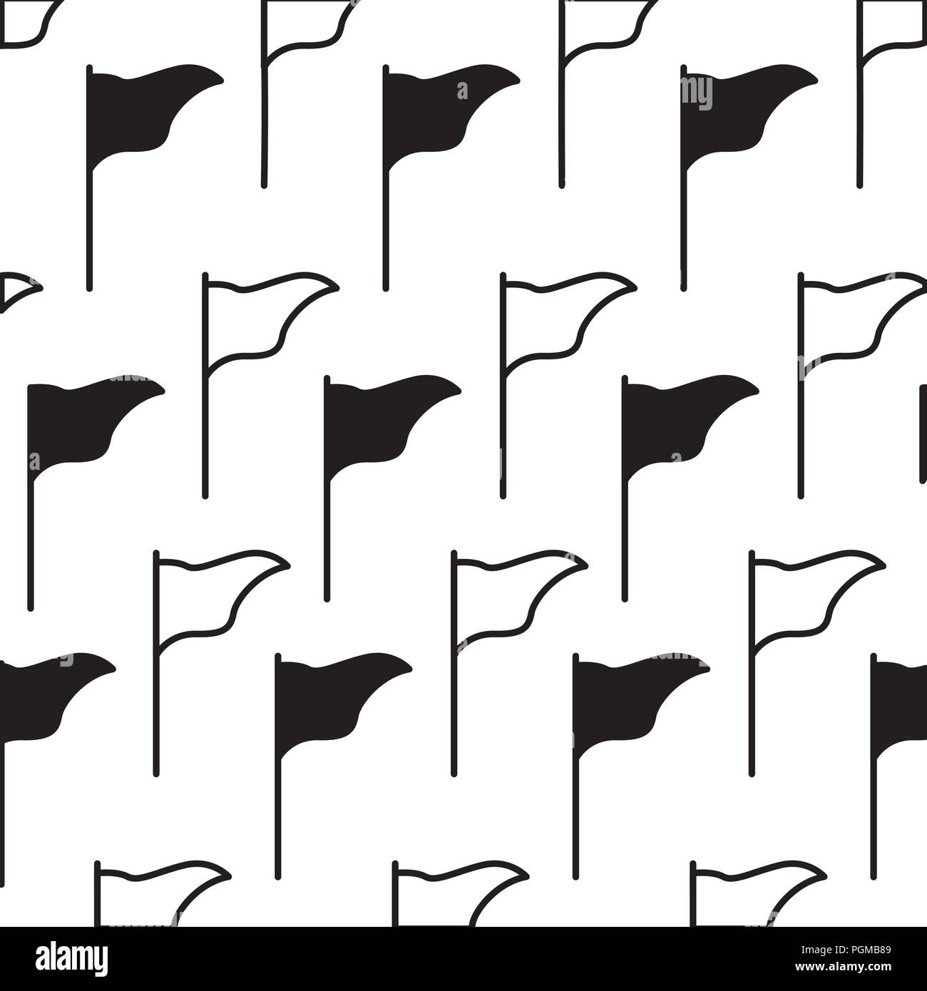 flags direction position location background pattern vector illustration Stock Vector Image