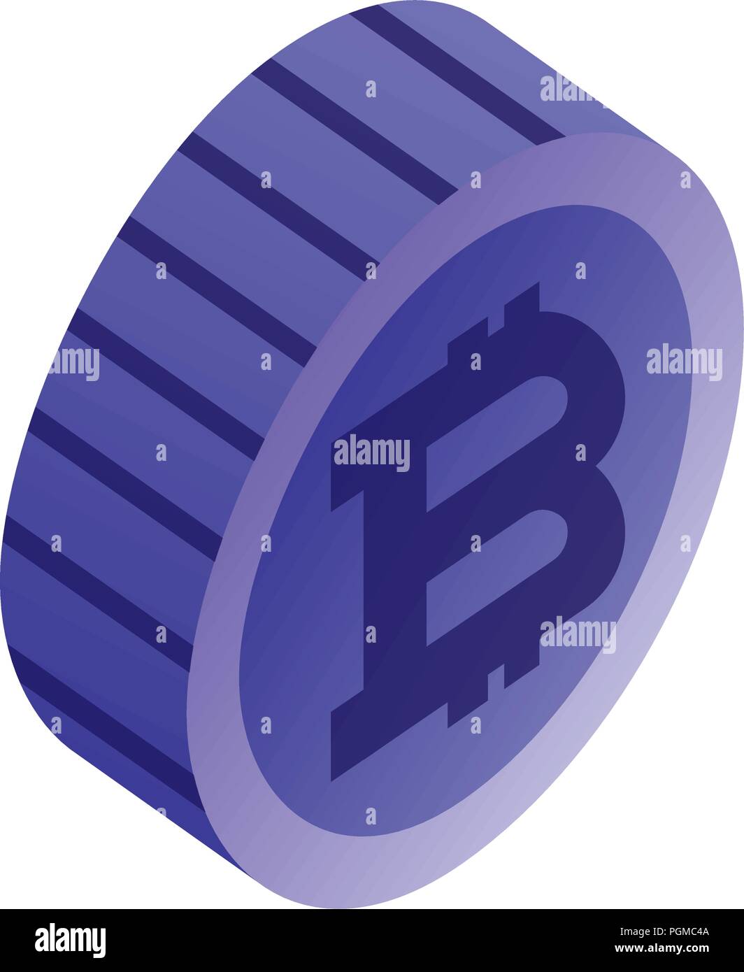 currency coin bitcoin digital virtual money vector illustration Stock ...