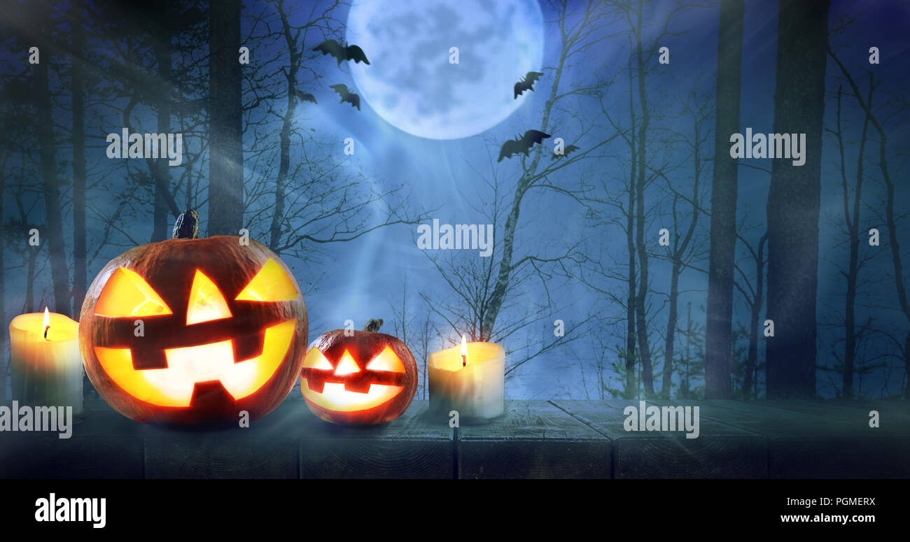 Halloween pumpkins bat in hi-res stock photography and images - Alamy