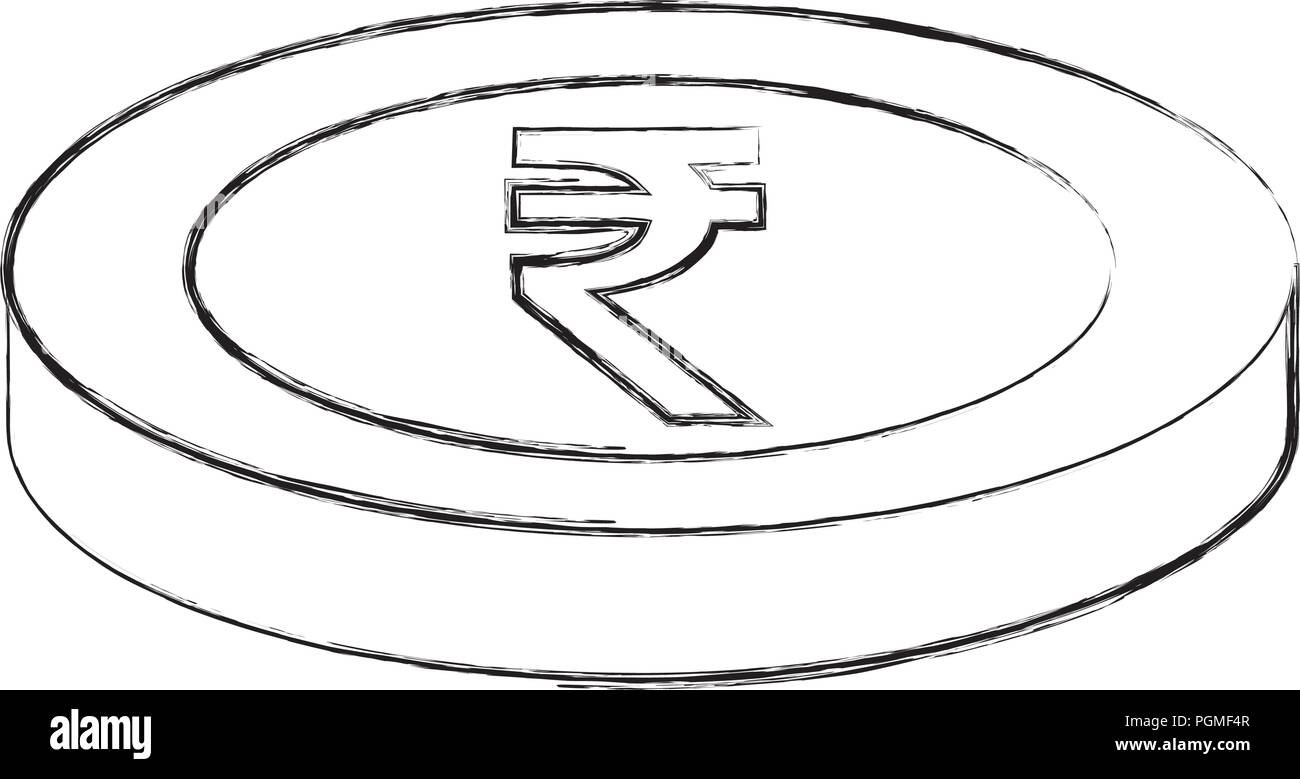 currency coin indian rupee money Stock Vector Image & Art - Alamy