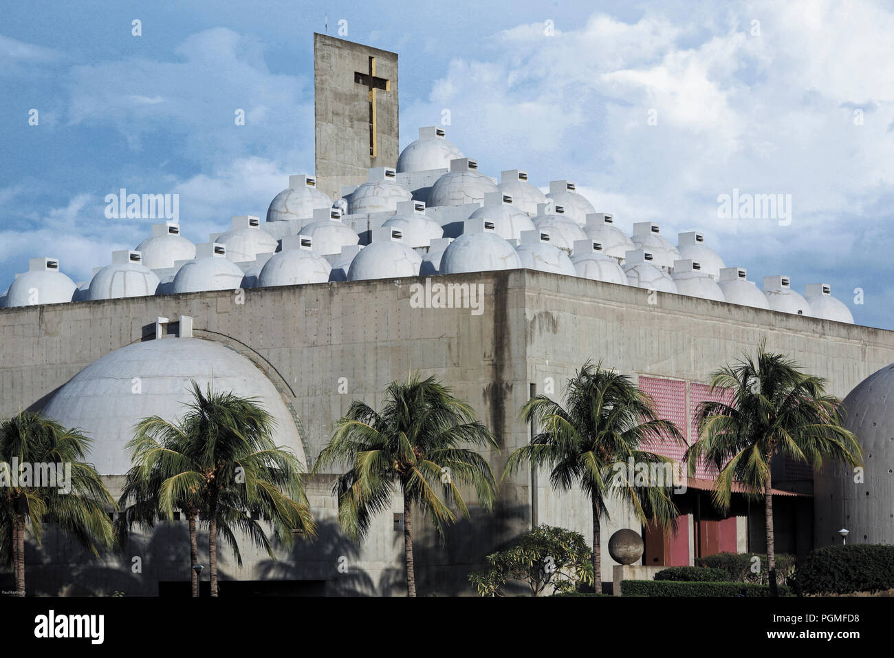 Immaculate Conception Cathedral (New Cathderal), Managua, Nicaragua Stock Photo
