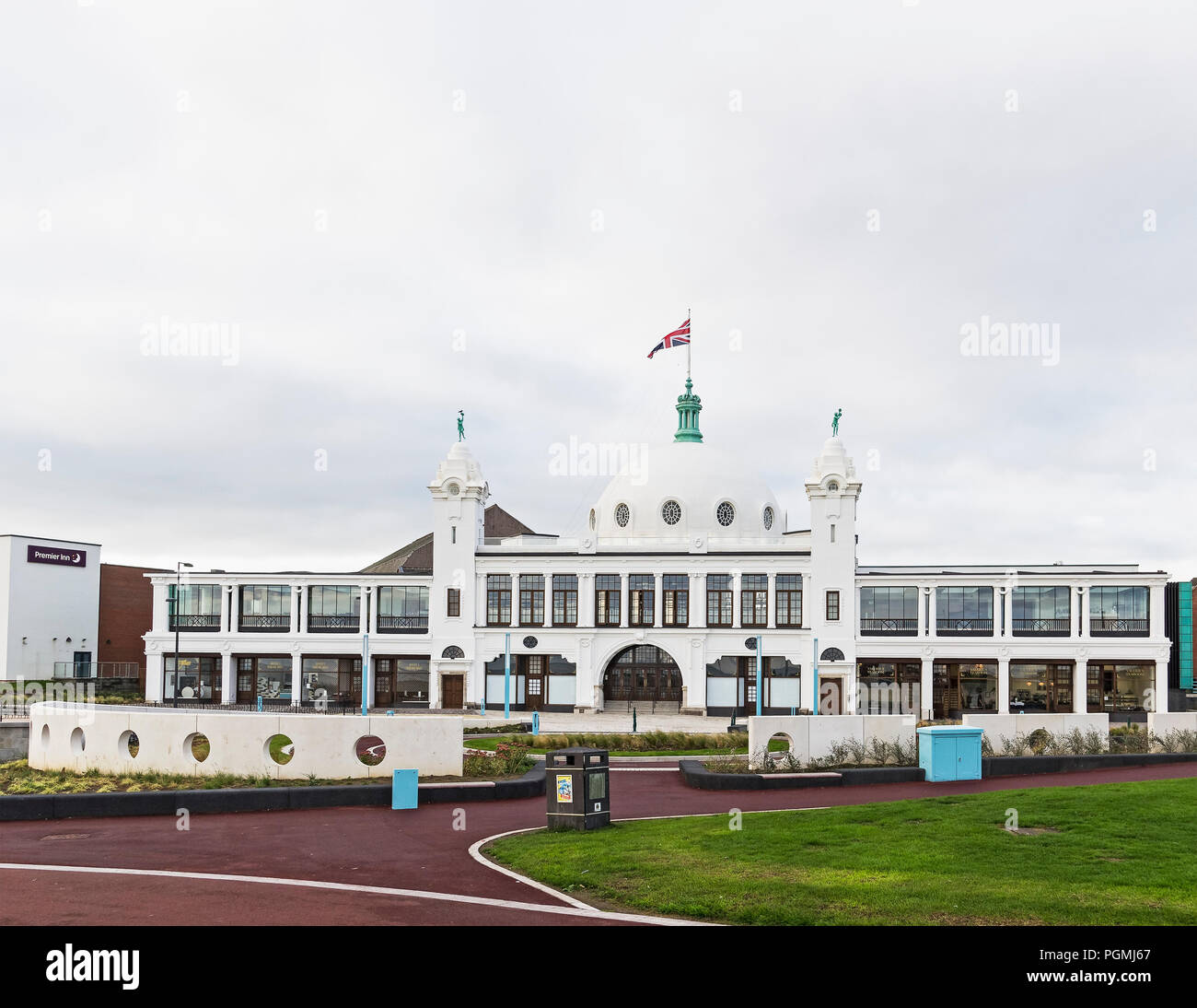 Spanish City Whitley Bay sea front after renovation Stock Photo Alamy