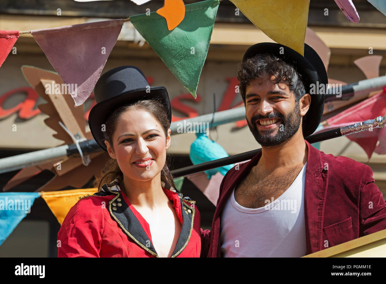 Coronation Street actors Nicola Thorp and Charlie de Melo taking part