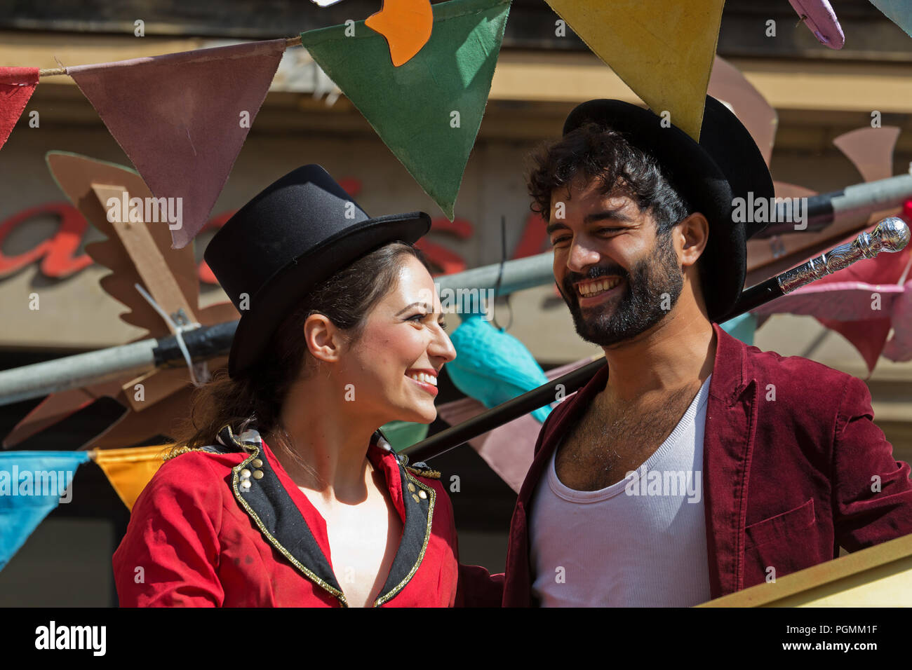 Coronation Street actors Nicola Thorp and Charlie de Melo taking part