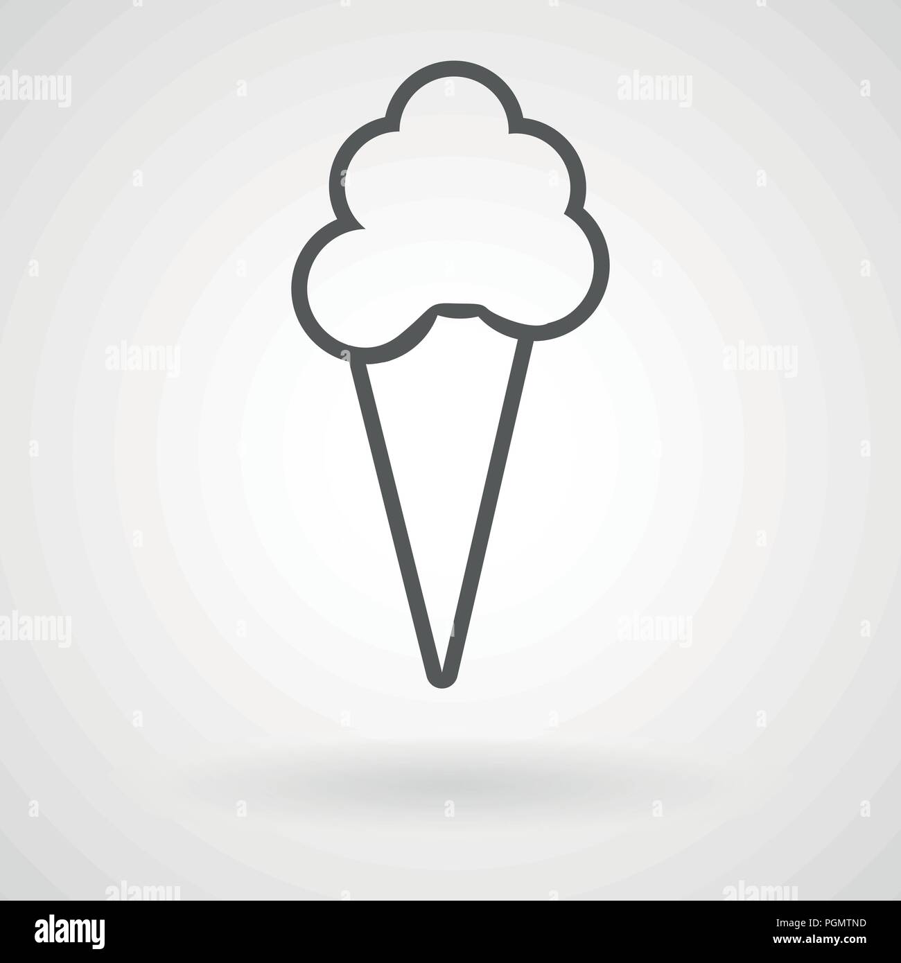 Vector line illustration ice hi-res stock photography and images - Alamy