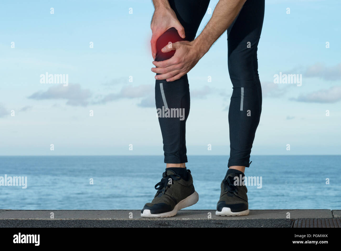Knee injury and sports hi-res stock photography and images - Alamy