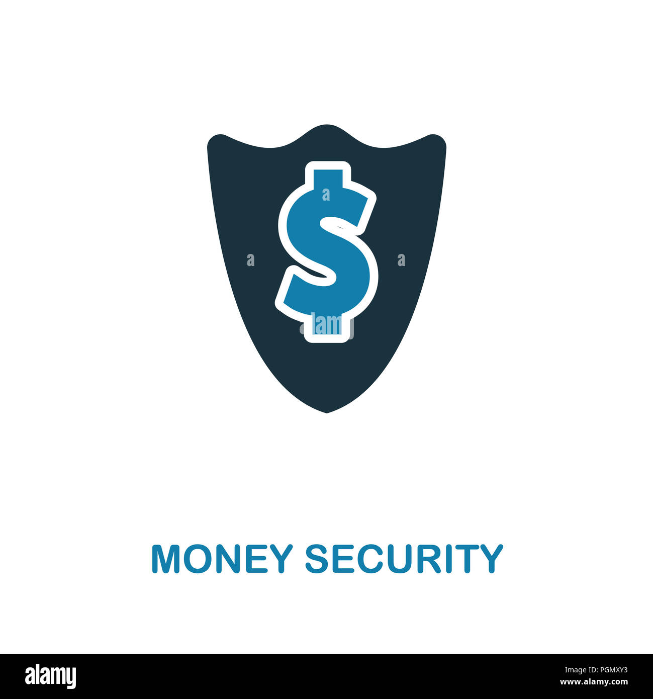 Money transfer protection icon Cut Out Stock Images & Pictures - Alamy