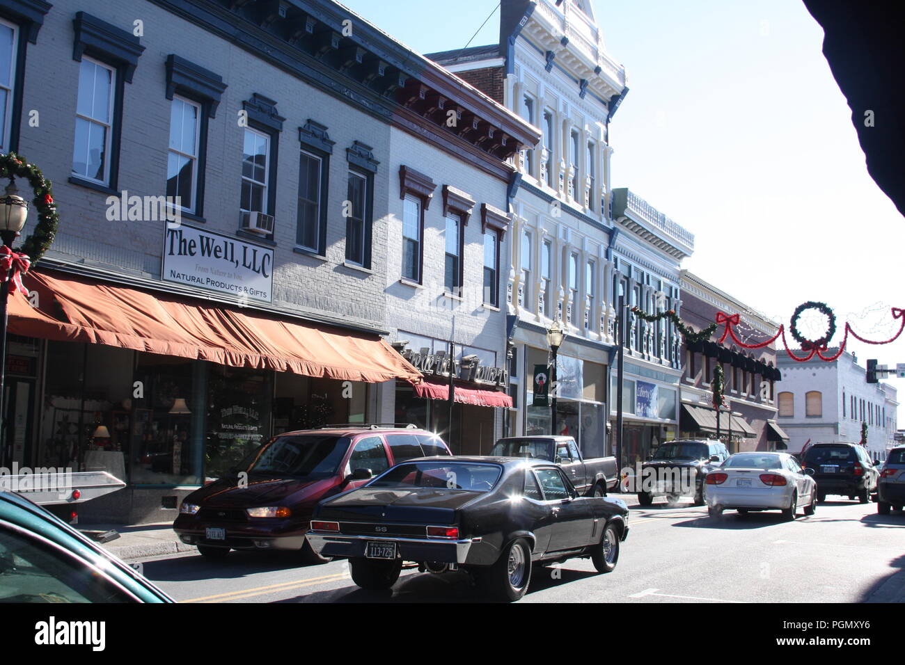 Main Street of the city of Bedford, Virginia, USA Stock Photo Alamy