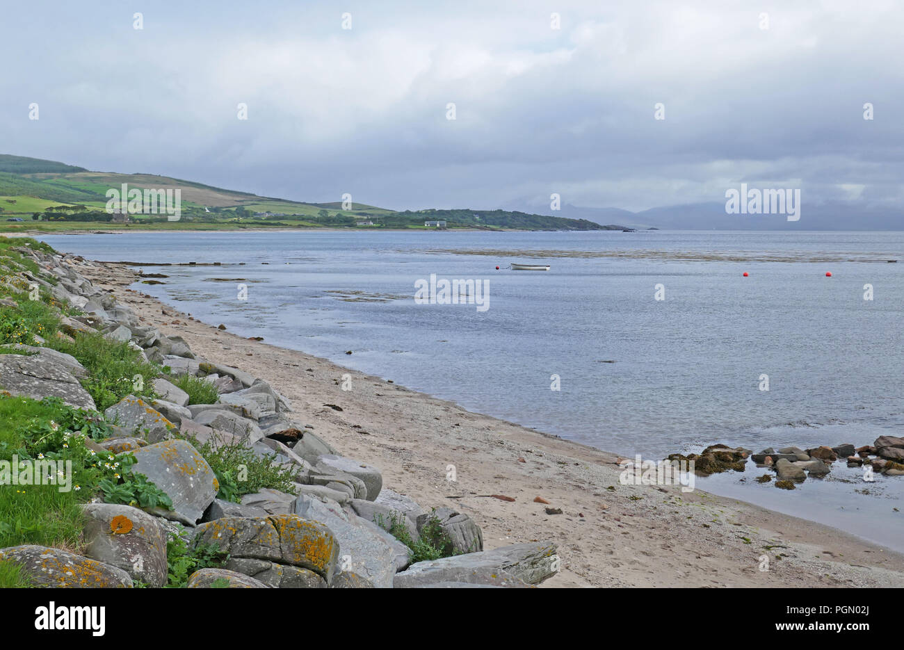 Peninver Sands, Campbeltown, Argyll, Scotland Stock Photo