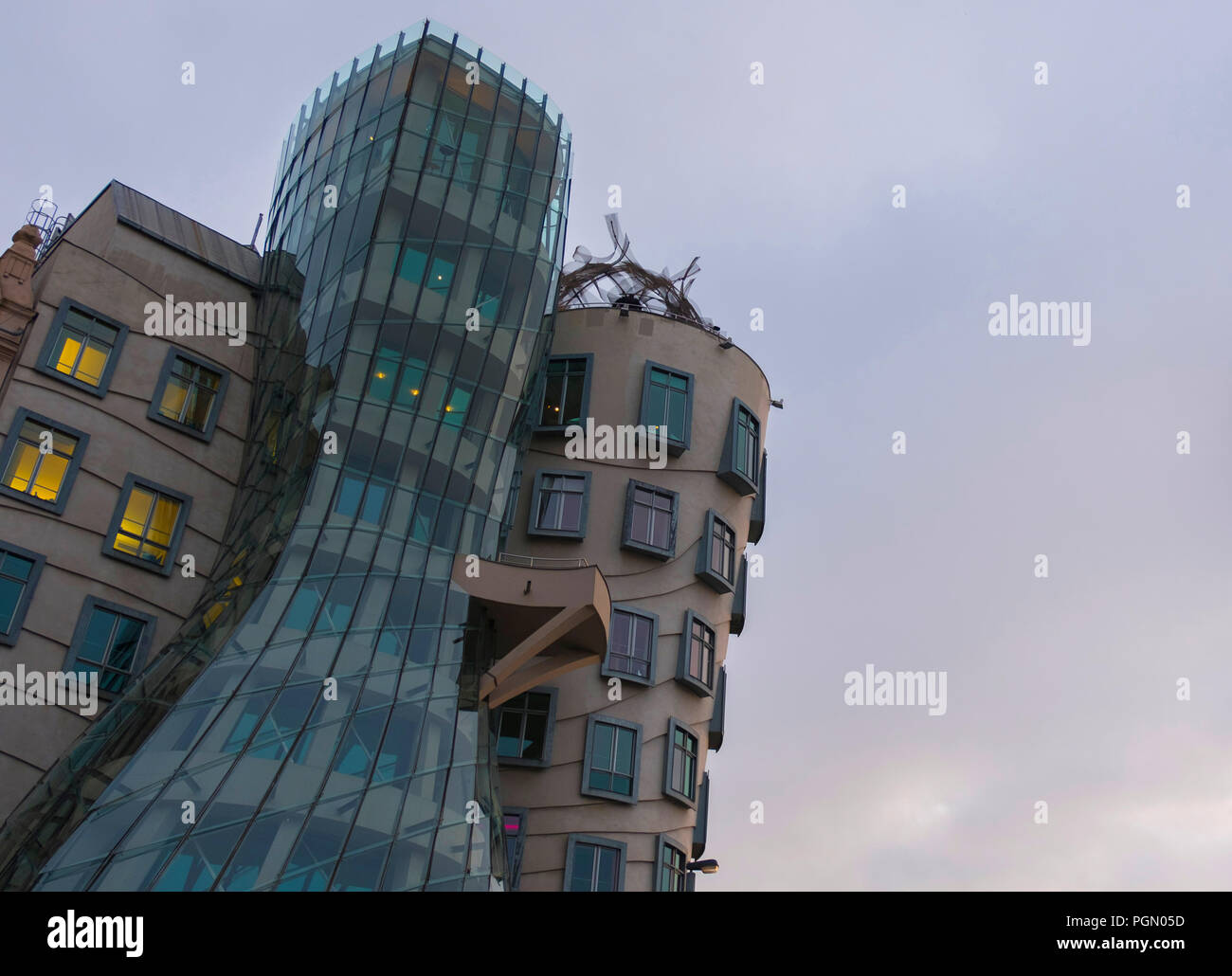 The Dancing House, Prague, Czech Republic, Europe Stock Photo - Alamy