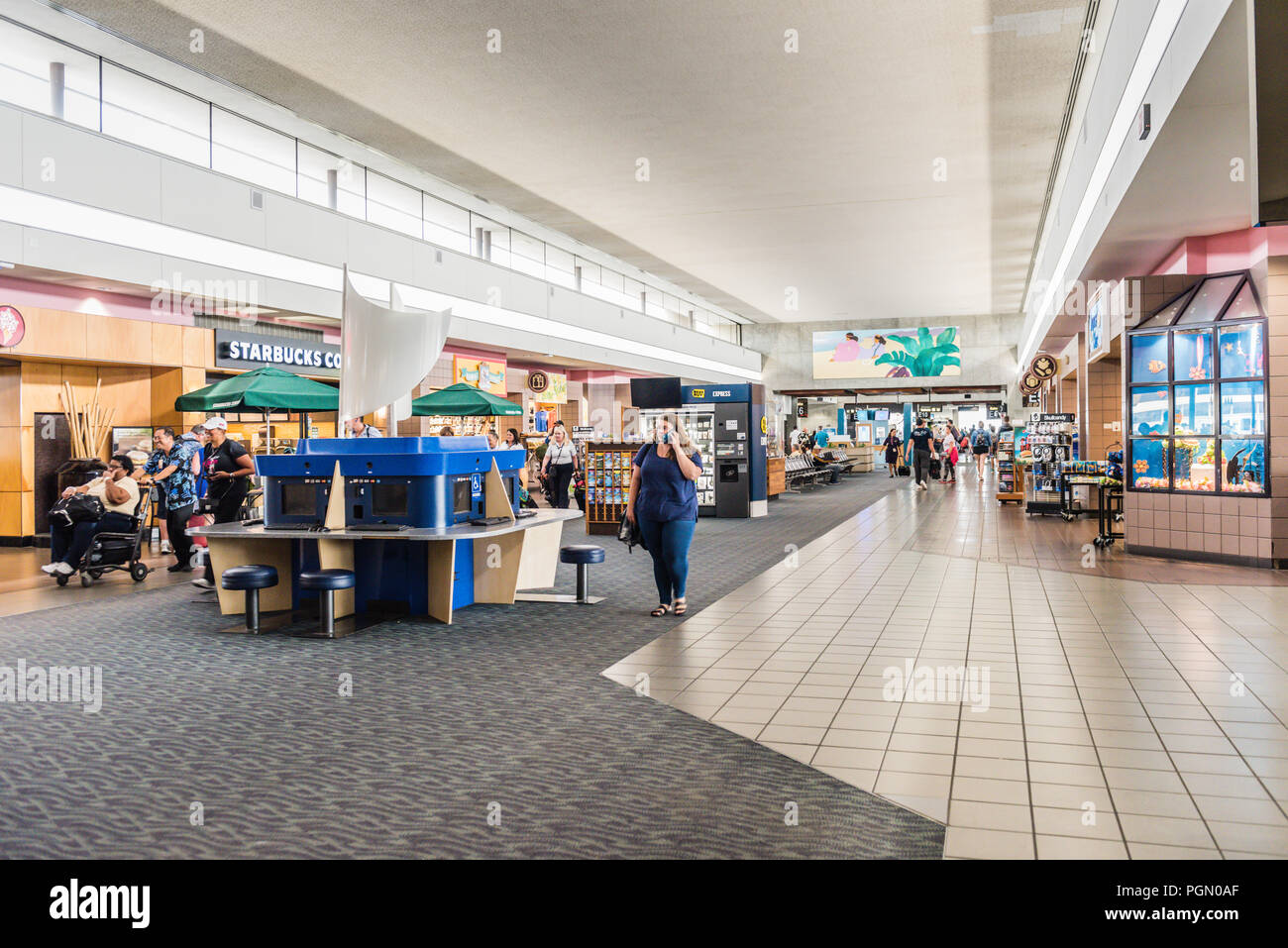 Honolulu, Hawaii / USA August 26, 2018 Daniel K. Inouye International Airport, also known as Honolulu, Hawaii / USA August 26, 2018 Daniel K. Inouye International Airport, also known as