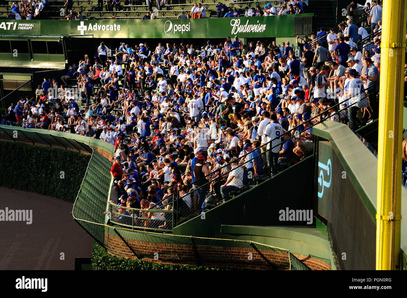 Chicago's MLB baseball stadium Wrigley Field is where the Chicago Cubs