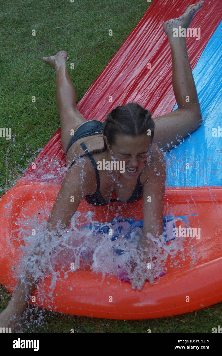 Slip and slide hi-res stock photography and images - Alamy