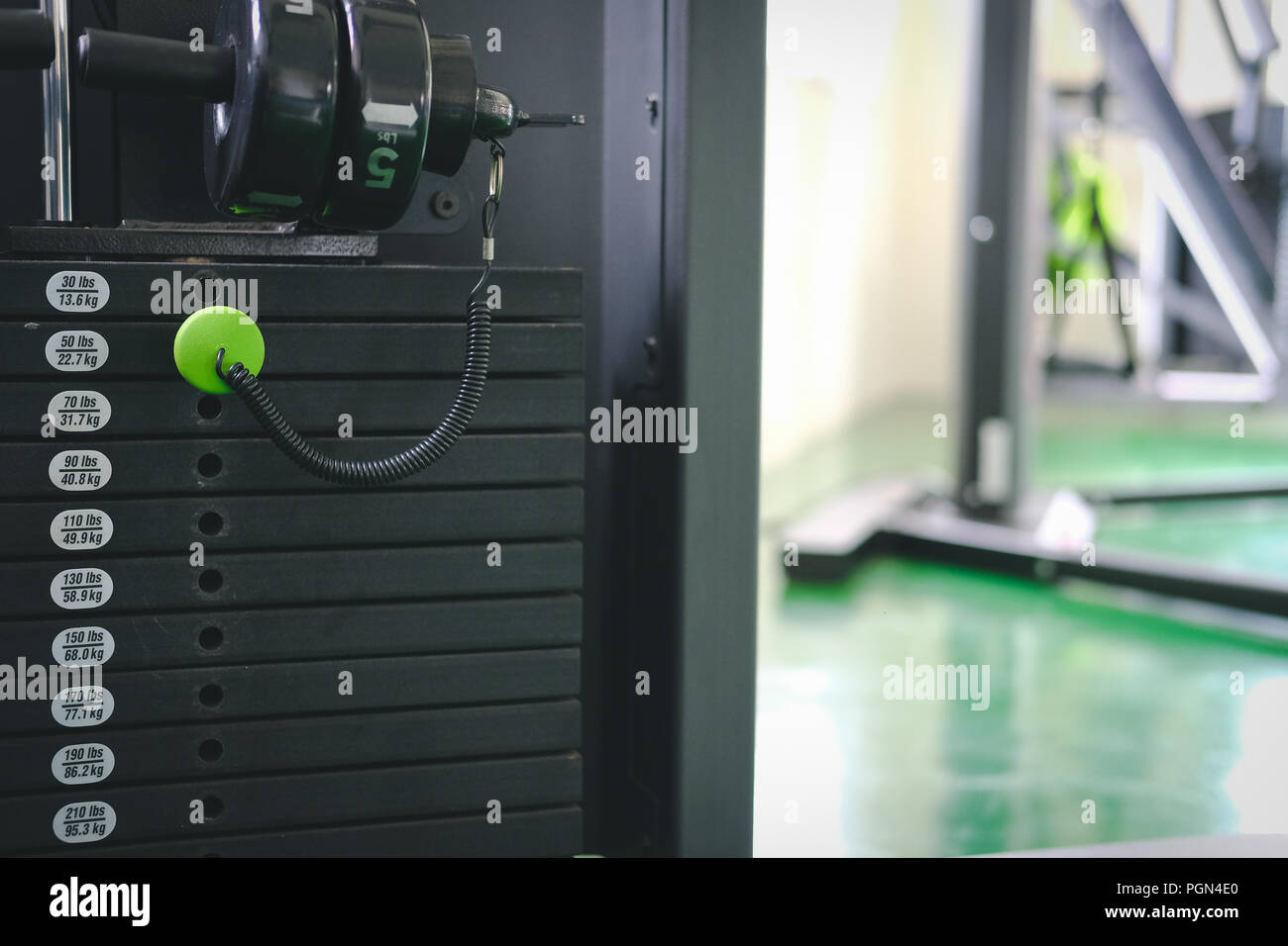 stack metal weights equipment machine for bodybuilding training in 