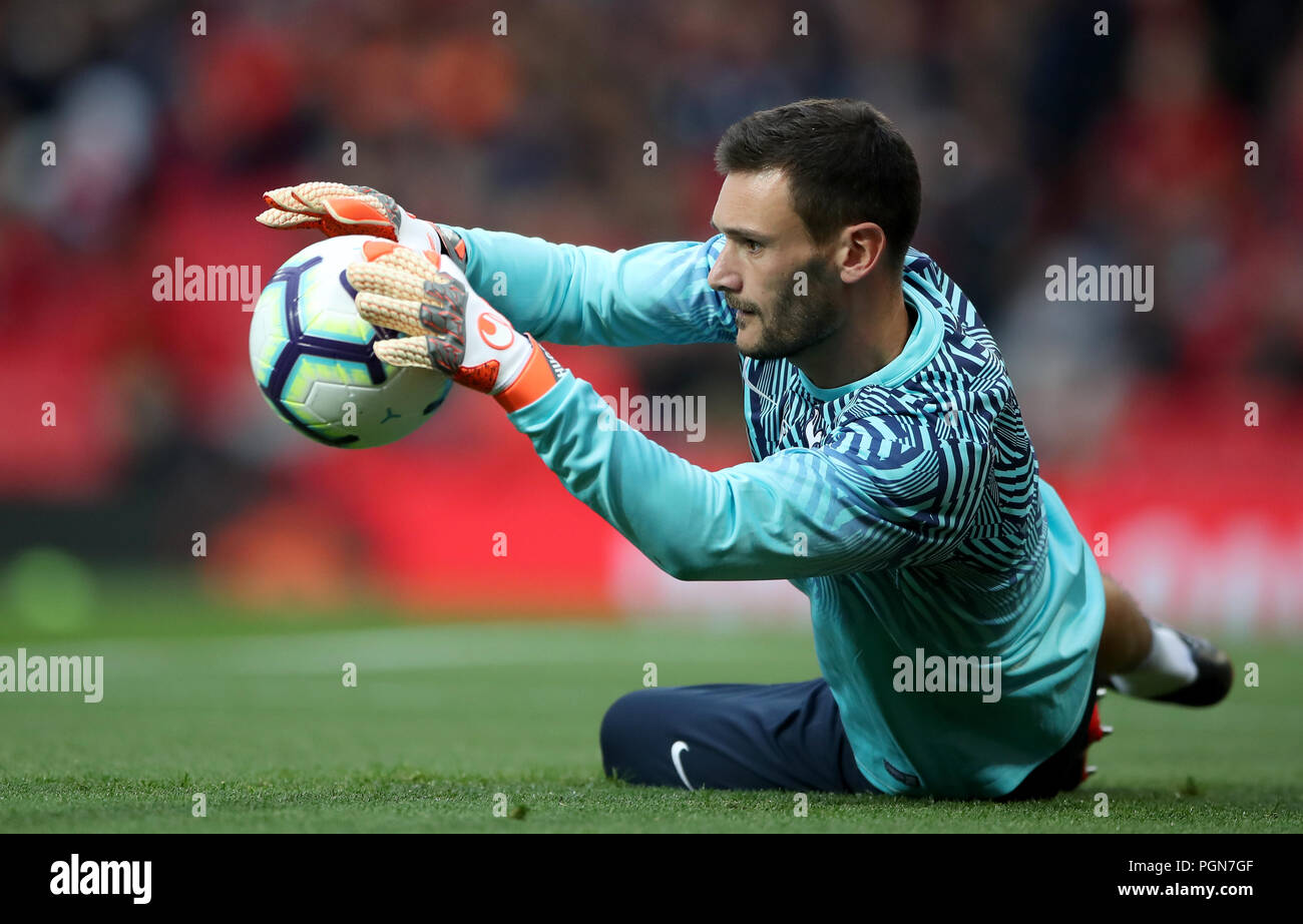 Hugo Prior Tottenham Hotspur goalkeeper Hugo Lloris prior to the Premier League ...