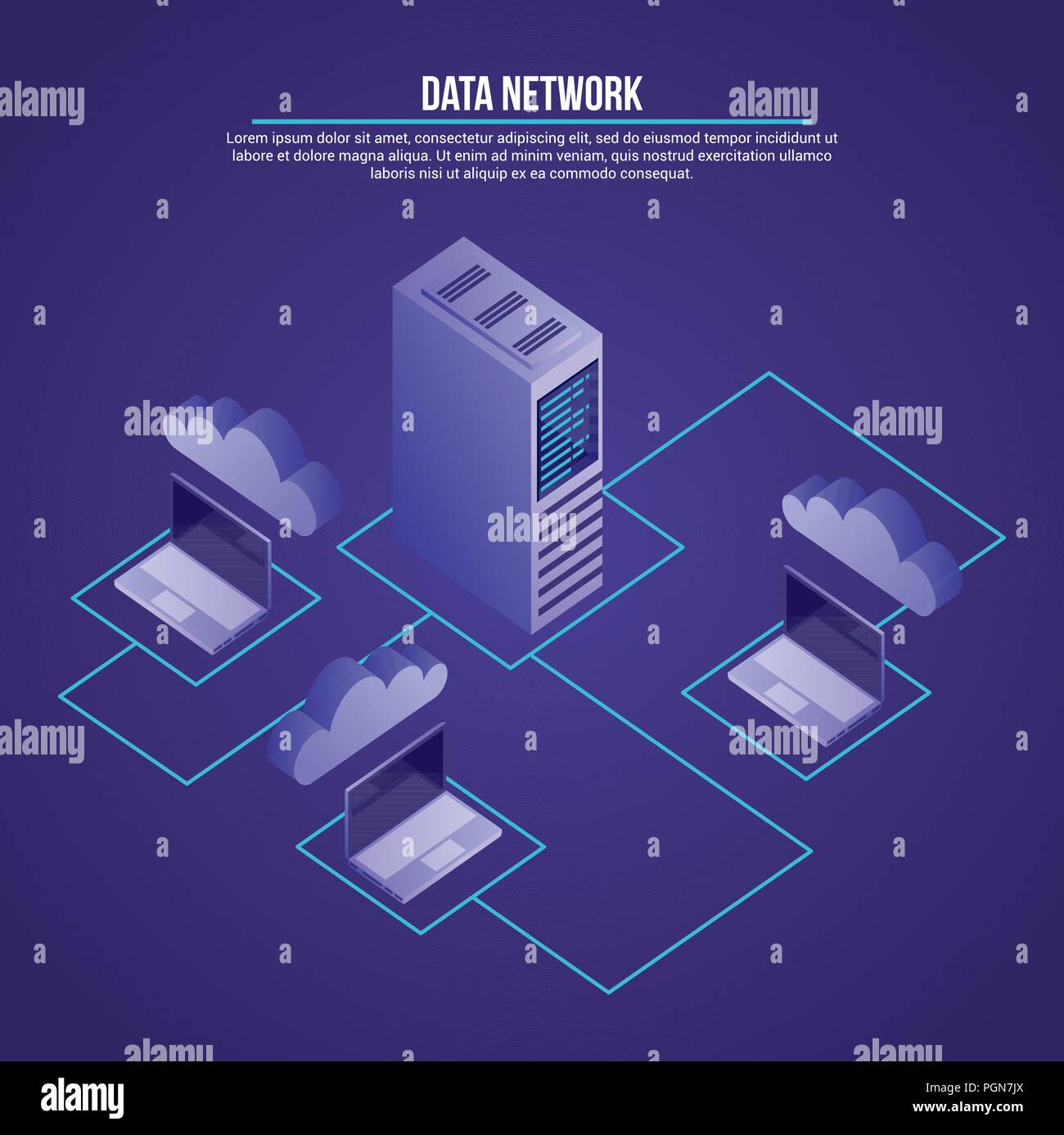 data network card Stock Vector Image & Art - Alamy