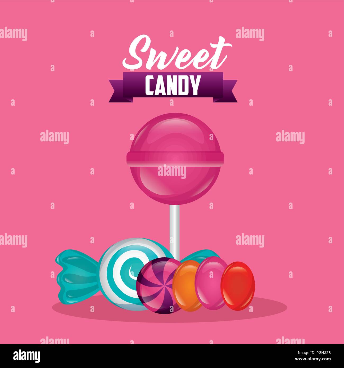 sweet candy concept Stock Vector
