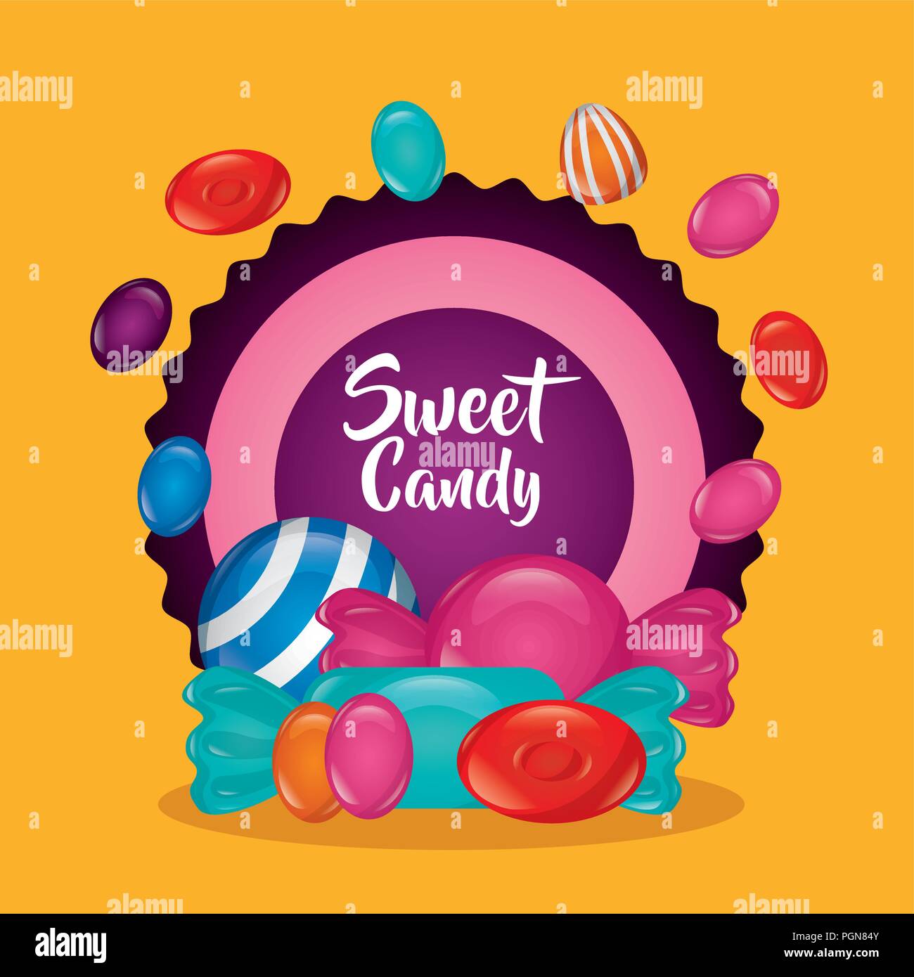sweet candy concept Stock Vector Image & Art Alamy