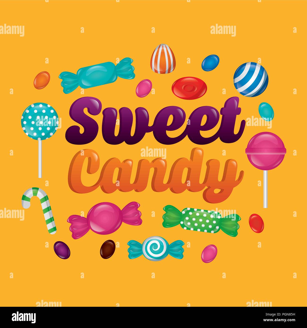 sweet candy concept Stock Vector Image & Art Alamy