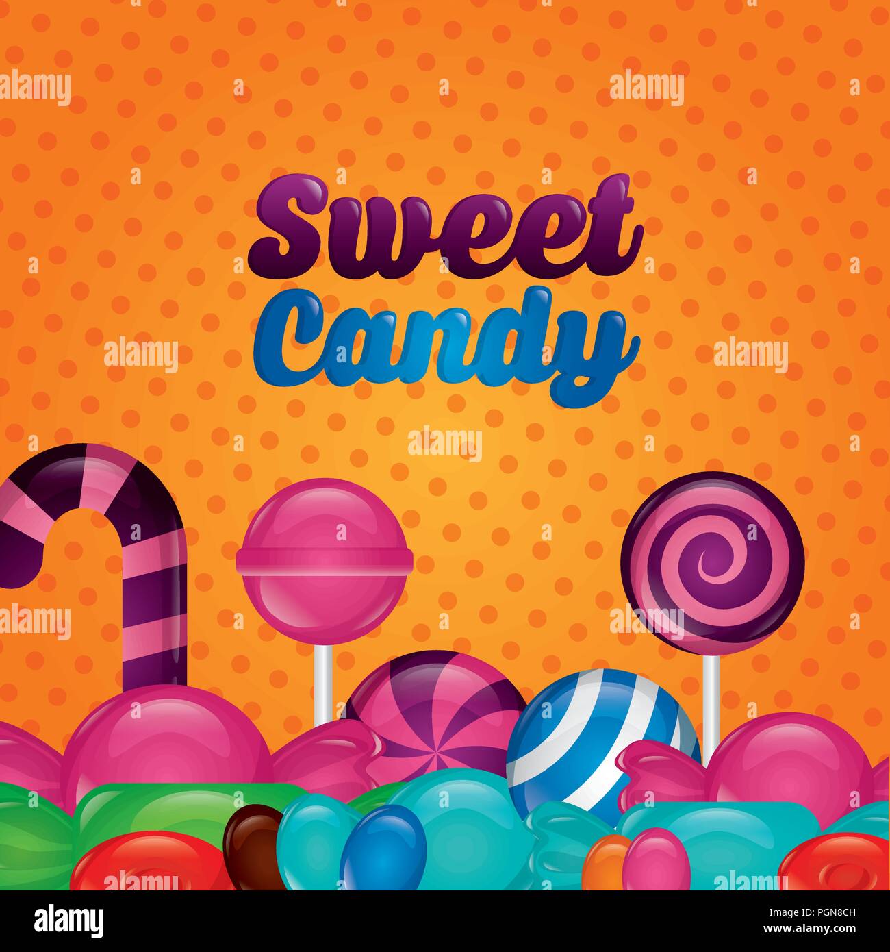 sweet candy concept Stock Vector Image & Art - Alamy