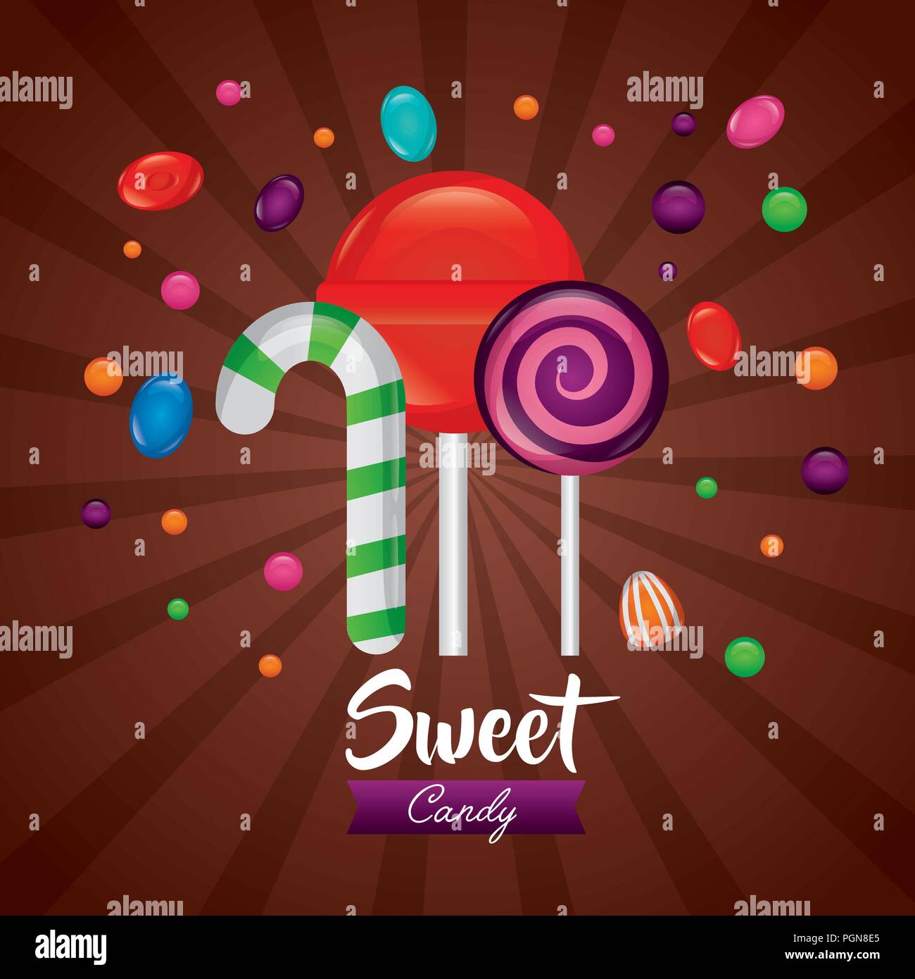 sweet candy concept Stock Vector Image & Art - Alamy
