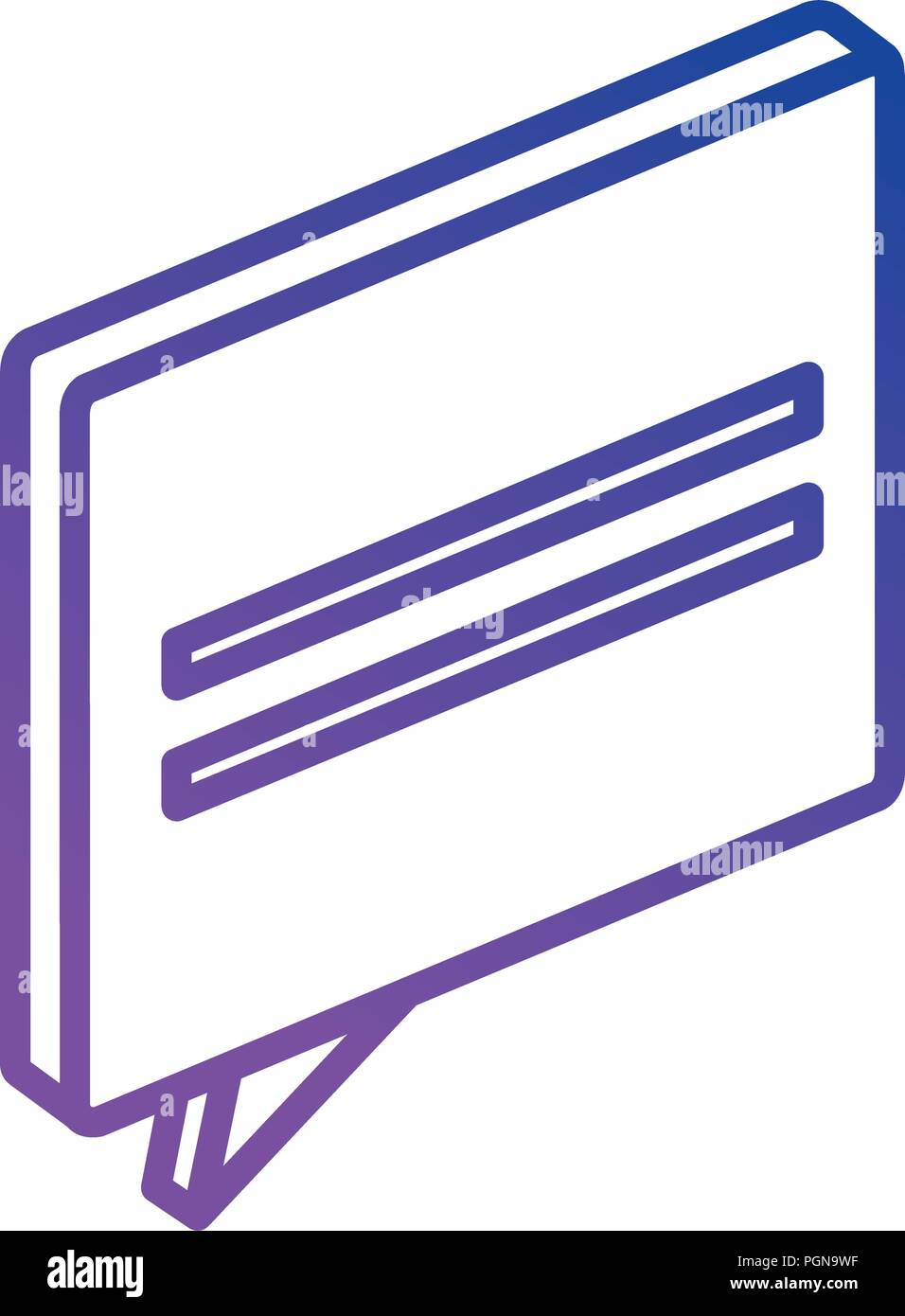 speech bubble message icon vector illustration design Stock Vector ...