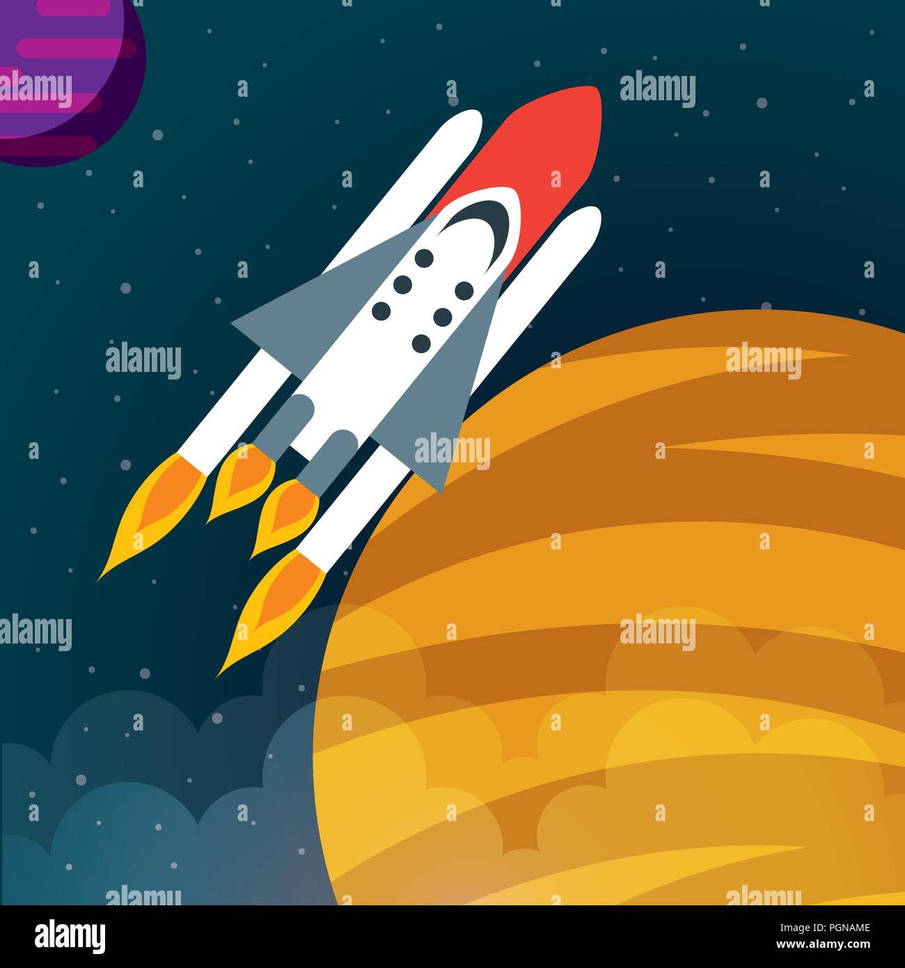 space solar system concept Stock Vector Image & Art - Alamy