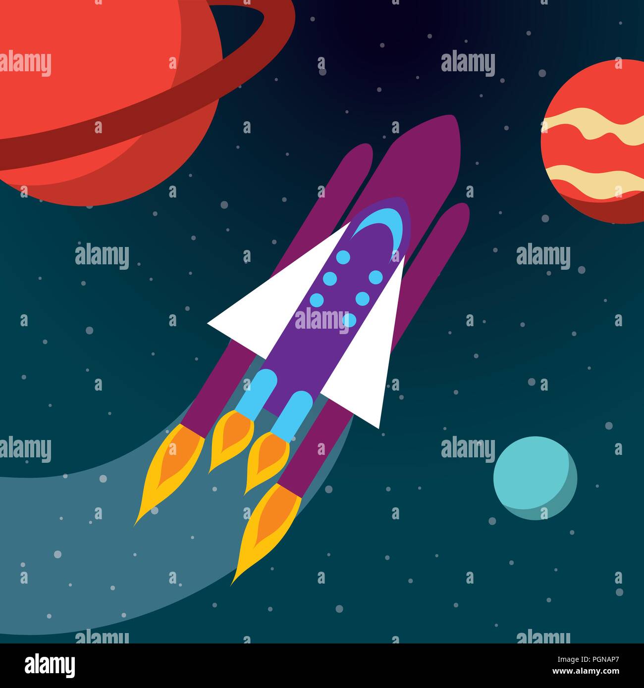 space solar system concept Stock Vector Image & Art - Alamy