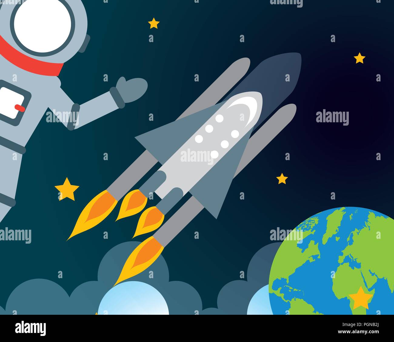 space solar system concept Stock Vector Image & Art - Alamy