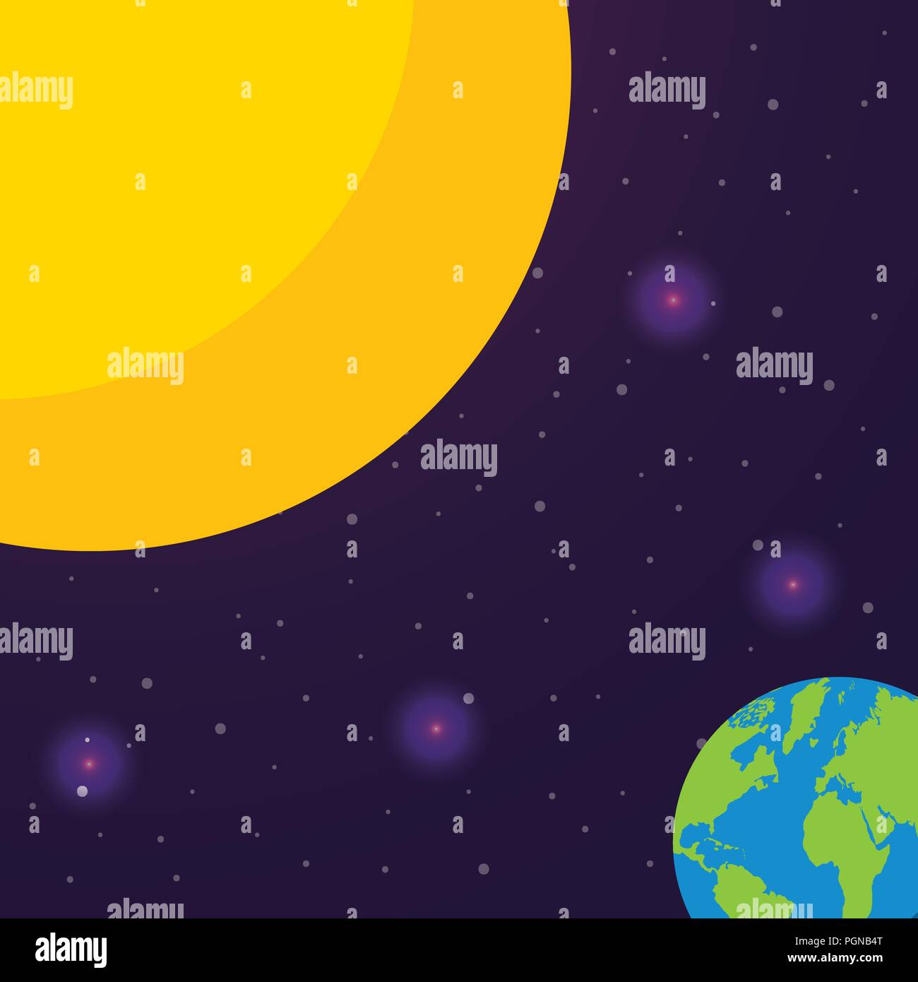 space solar system concept Stock Vector Image & Art - Alamy