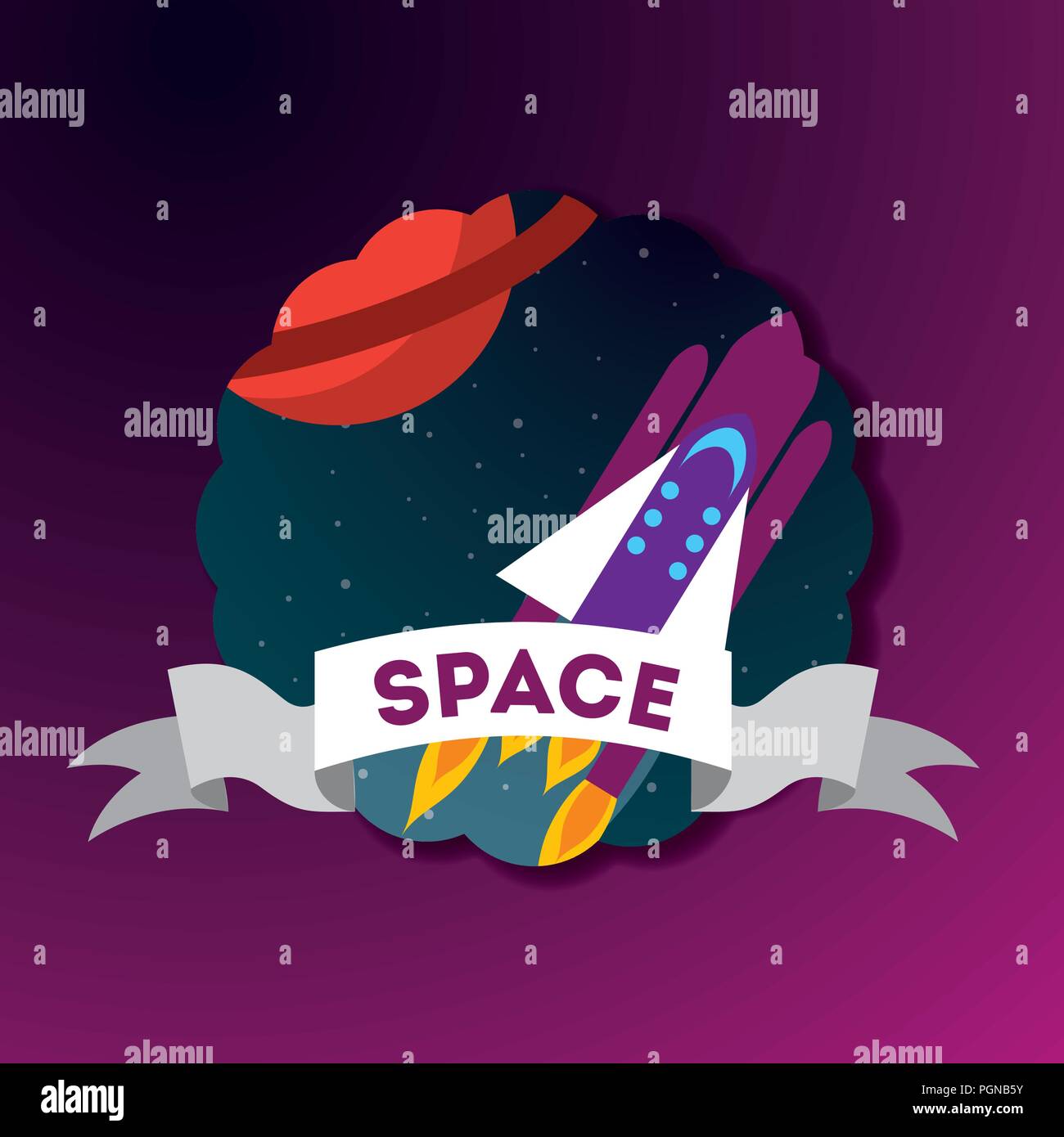 space solar system concept Stock Vector Image & Art - Alamy