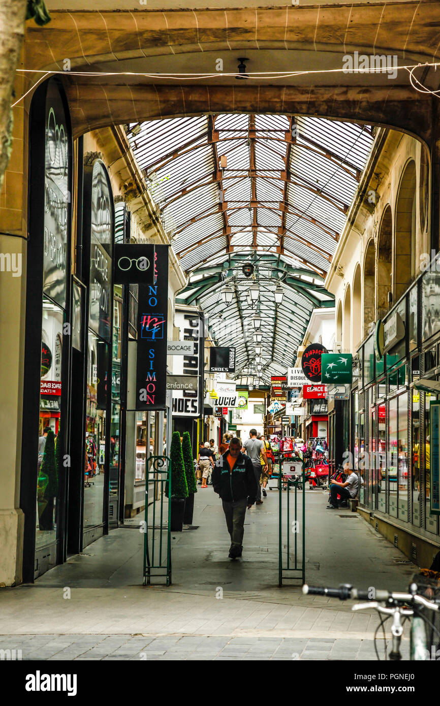 Covered Shopping Plaza In The Shopping District Of Place Douet D Erlon In Reims France Stock Photo Alamy