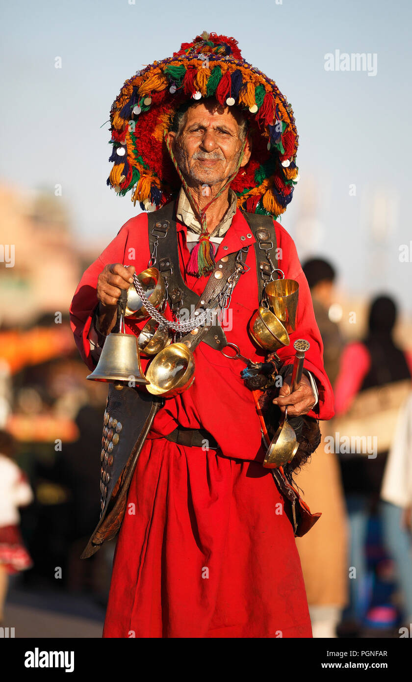 Marrakech water man hires stock photography and images Alamy