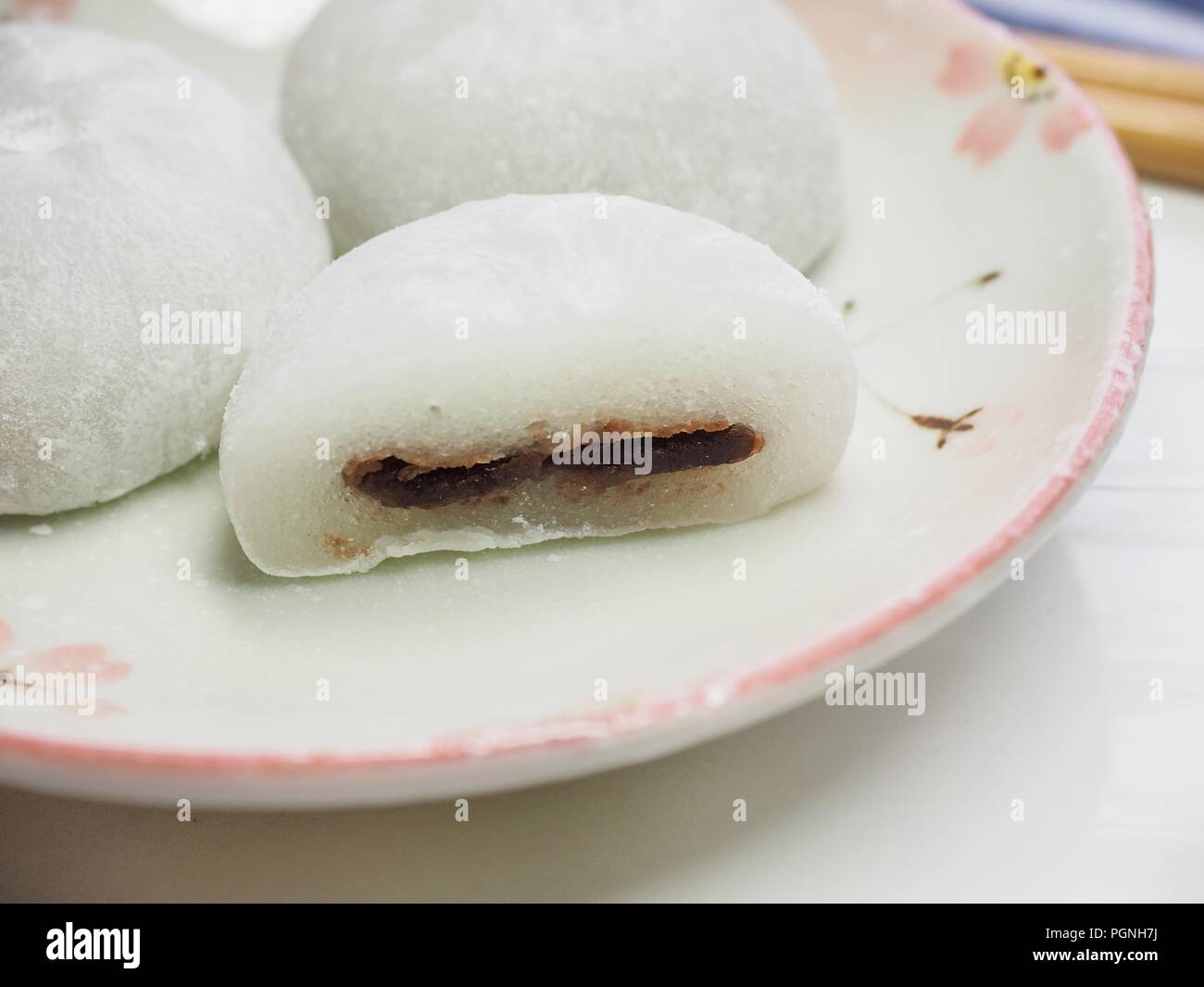 Asian traditional food glutinous rice cake Stock Photo