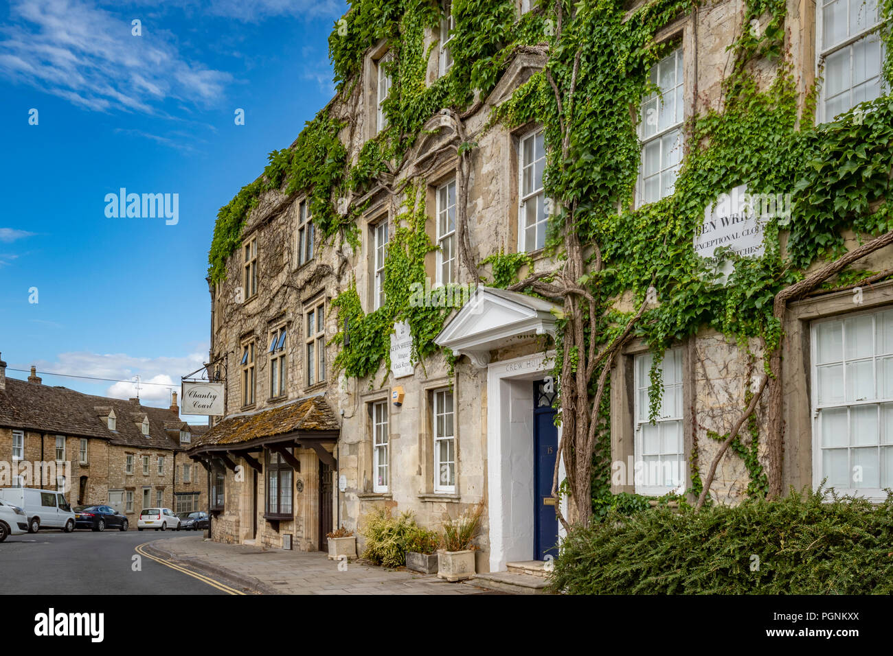 Gumstool Hill Tetbury town in the Cotswolds Stock Photo Alamy