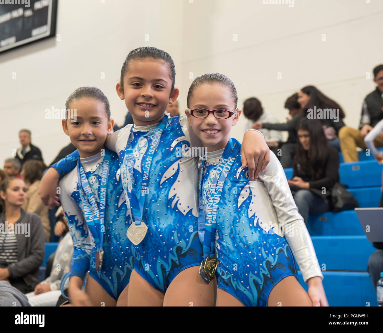 National Aerobic Gymnastics Championship Stock Photo Alamy