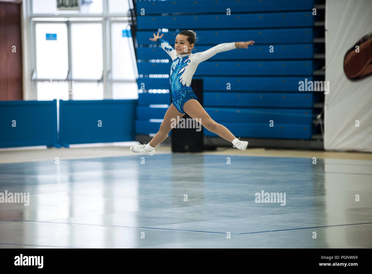 National Aerobic Gymnastics Championship Stock Photo Alamy