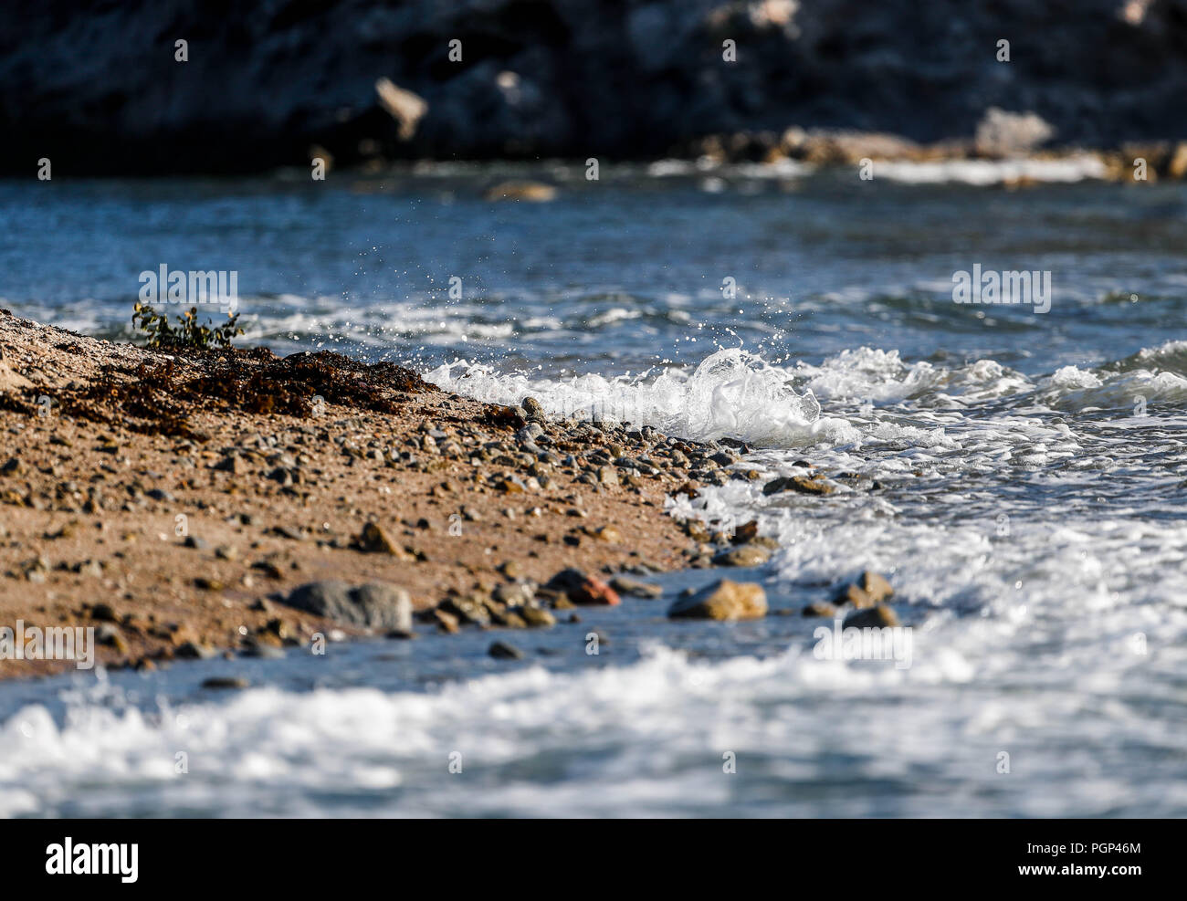 paisajes de playa, mar y la zona toristica de San Carlos, Sonora, Mexico.  Golfo de California. Viaje, Travel. Vacaciones, Sol,luz de dia, vacations  Stock Photo - Alamy, image size:1300x987