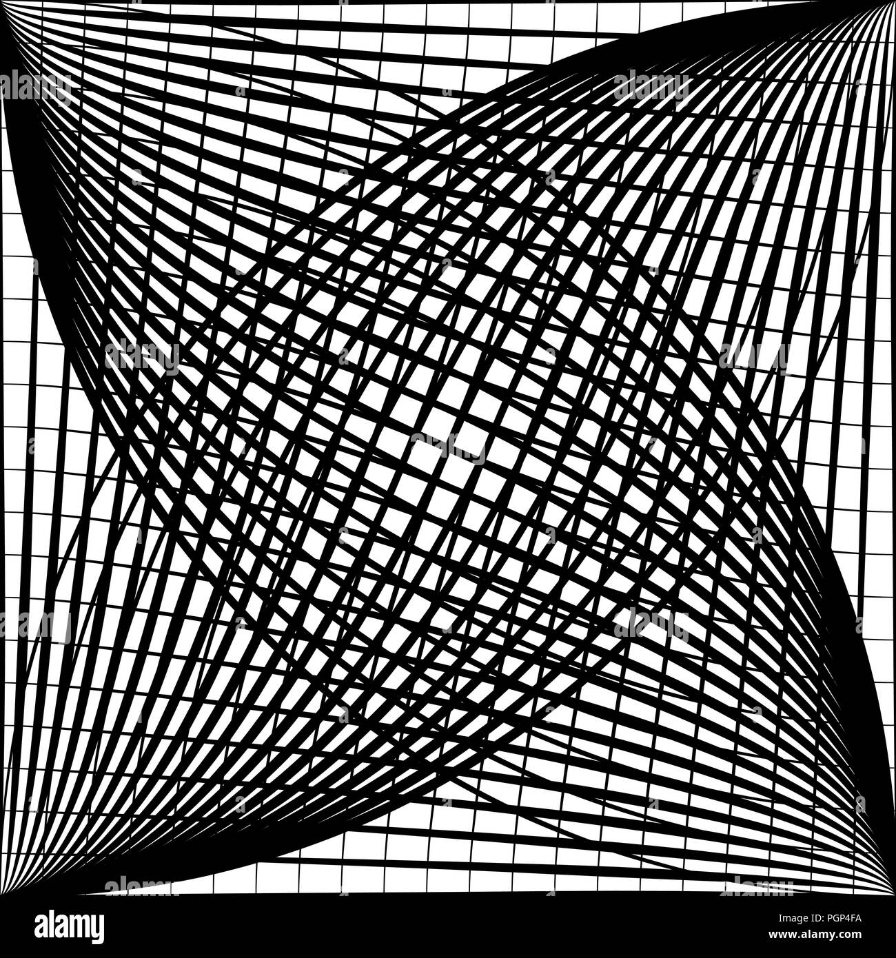 Abstract background with black lines isolated on white Stock Vector ...
