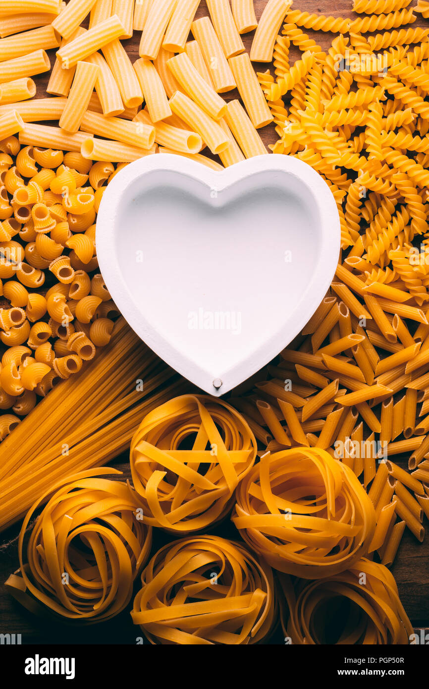 heart shaped pasta Stock Photo - Alamy