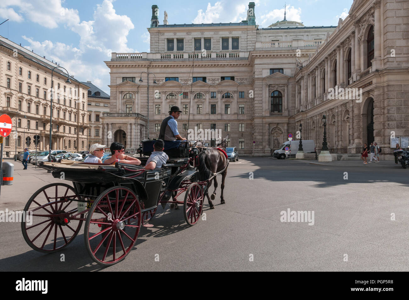 Vienna horse carriage, Vienna, Austria Stock Photo
