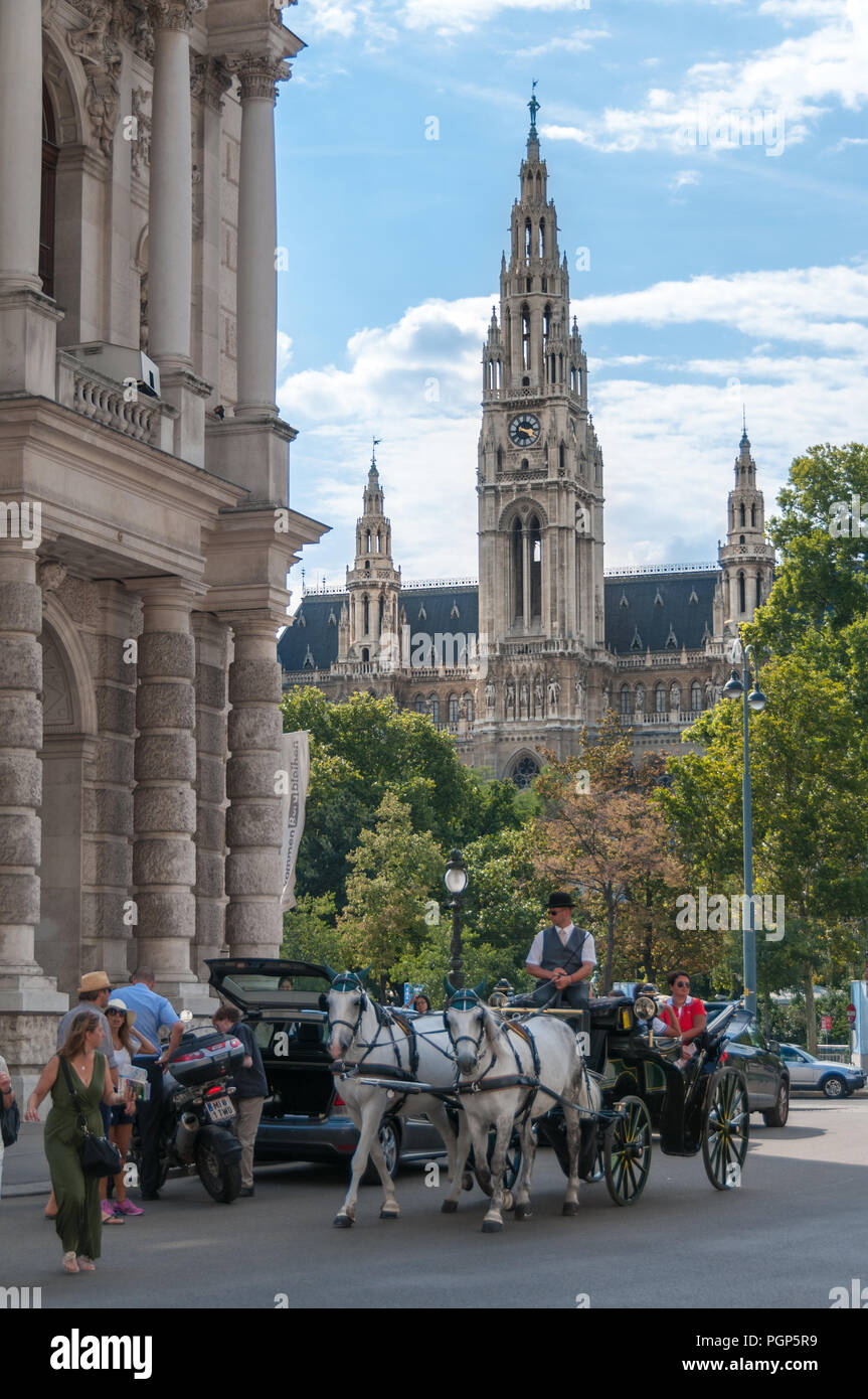 Vienna horse carriage hi-res stock photography and images - Alamy