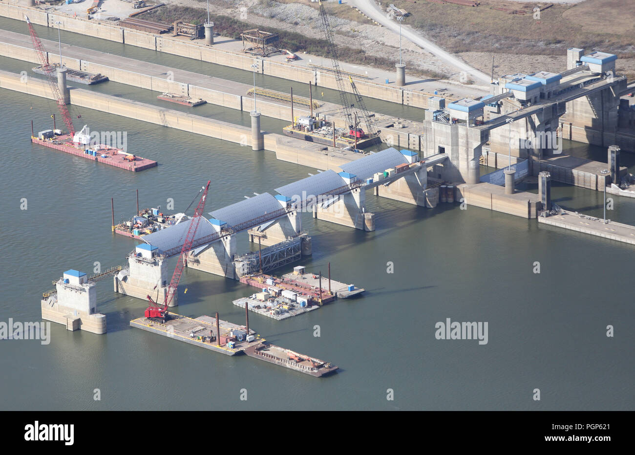 The Locks and Dam 52 and 53 Replacement Project, known as the Olmsted