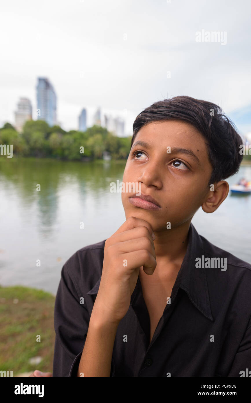 Indian boy face hi-res stock photography and images - Alamy