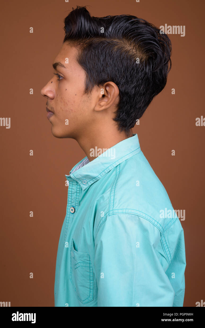 Man looking at side close up indian hi-res stock photography and images -  Alamy