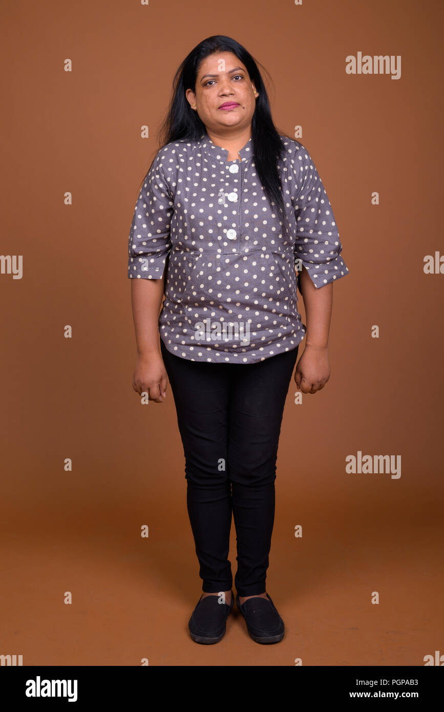 Indian mature woman hi-res stock photography and images - Alamy